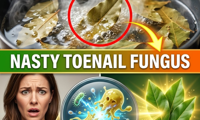 Evict Toenail Fungus Fast! The “Captain Bay Leaf” & ACV Foot Soak for Healthy, Sandal-Ready Feet