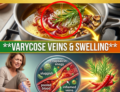 Erase the “Purple Lightning”! The Dr. Cayenne Pantry Oil Hack to Reactivate Leg Circulation