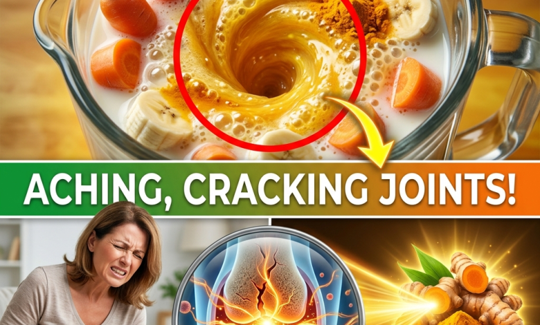 Stop the Cracking! The “Emergency Repair” Carrot & Turmeric Smoothie to Lubricate Bone-Dry Knees