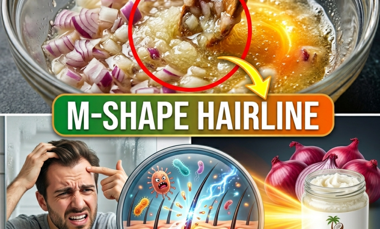 Erase the “M-Shape” Hairline! The 2-Ingredient Pantry Hack to Regrow Your Edges Fast