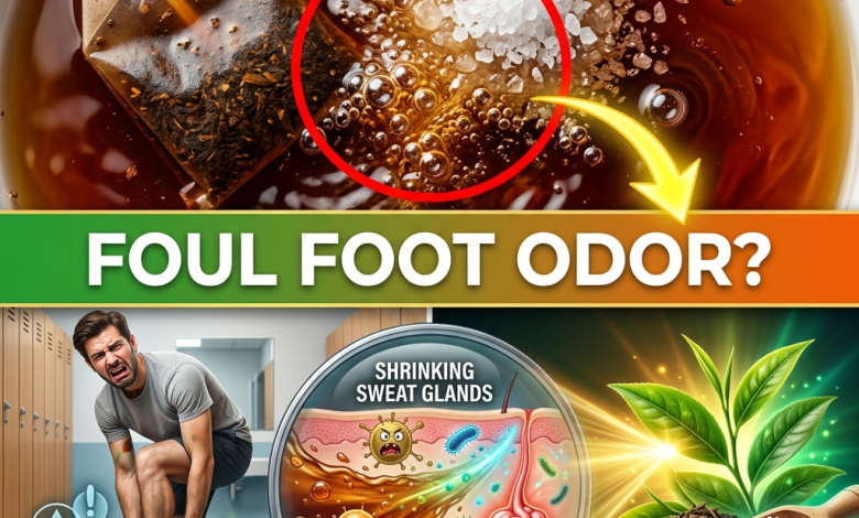Stop Smelly, Sweaty Feet Fast! The 2-Ingredient “Black Tea Spa” Soak for Fresh, Odor-Free Toes