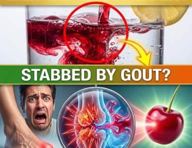 Melt the Glass Needles! The “Crystal Clearing” Cherry Elixir for Instant Gout Relief