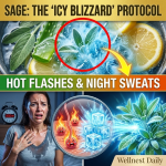 Stop Blasting the AC! The 1-Minute “Icy Blizzard” Sage Protocol for Hot Flashes & Night Sweats
