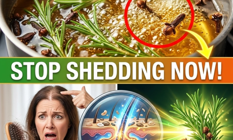 Stop Going Bald! The 7-Day Rosemary & Clove “Miracle Water” for Extreme Hair Growth