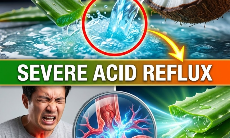 Stop Popping Antacids! The 2-Minute “Icy Blue” Aloe Hack for Instant Heartburn Relief