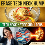 Erase the “Tech Neck” Hump! The 60-Second Stretch & 2-Minute Pantry Rub for Stiff Shoulders