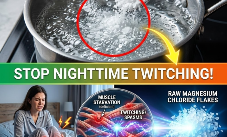 Stop the Nighttime Twitching! The 2-Ingredient DIY Magnesium Spray for Restless Legs