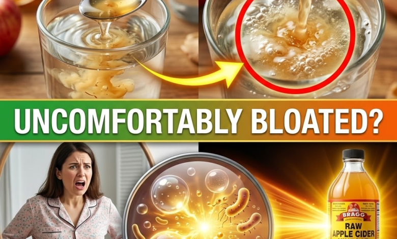 Flatten Your Tummy Fast! The 2-Minute Apple Cider Vinegar “Morning Flush” for Instant Debloat