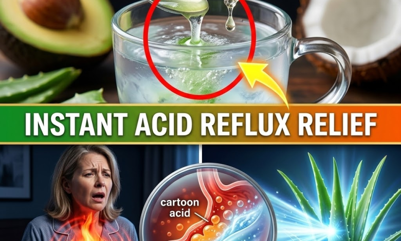 Put Out the Fire! The 2-Minute “Cooling Blanket” Aloe Hack for Instant Acid Reflux Relief