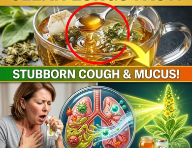 Stop the Stubborn Cough! The 2-Minute “Lung Sweeper” Mullein Tea & Pantry Hack to Breathe Freely
