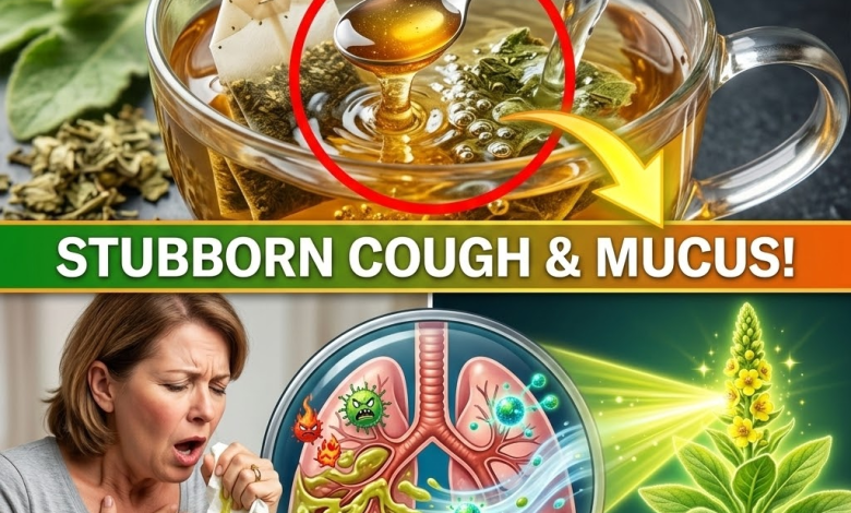 Stop the Stubborn Cough! The 2-Minute “Lung Sweeper” Mullein Tea & Pantry Hack to Breathe Freely