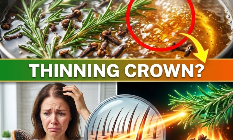 Stop Crying Over Lost Hair! The 2-Ingredient “Magic Water” to Regrow Your Crown After 40