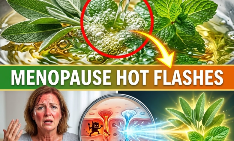 Stop the Sweats! The 2-Ingredient “Internal AC” Pantry Hack to Freeze Menopause Hot Flashes