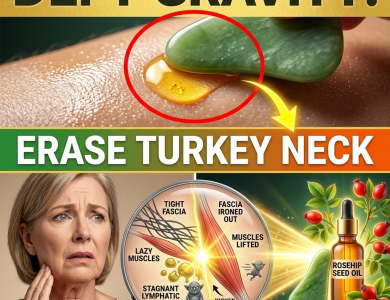 Defy Gravity! The 5-Minute Rosehip & Gua Sha Hack to Erase “Turkey Neck”